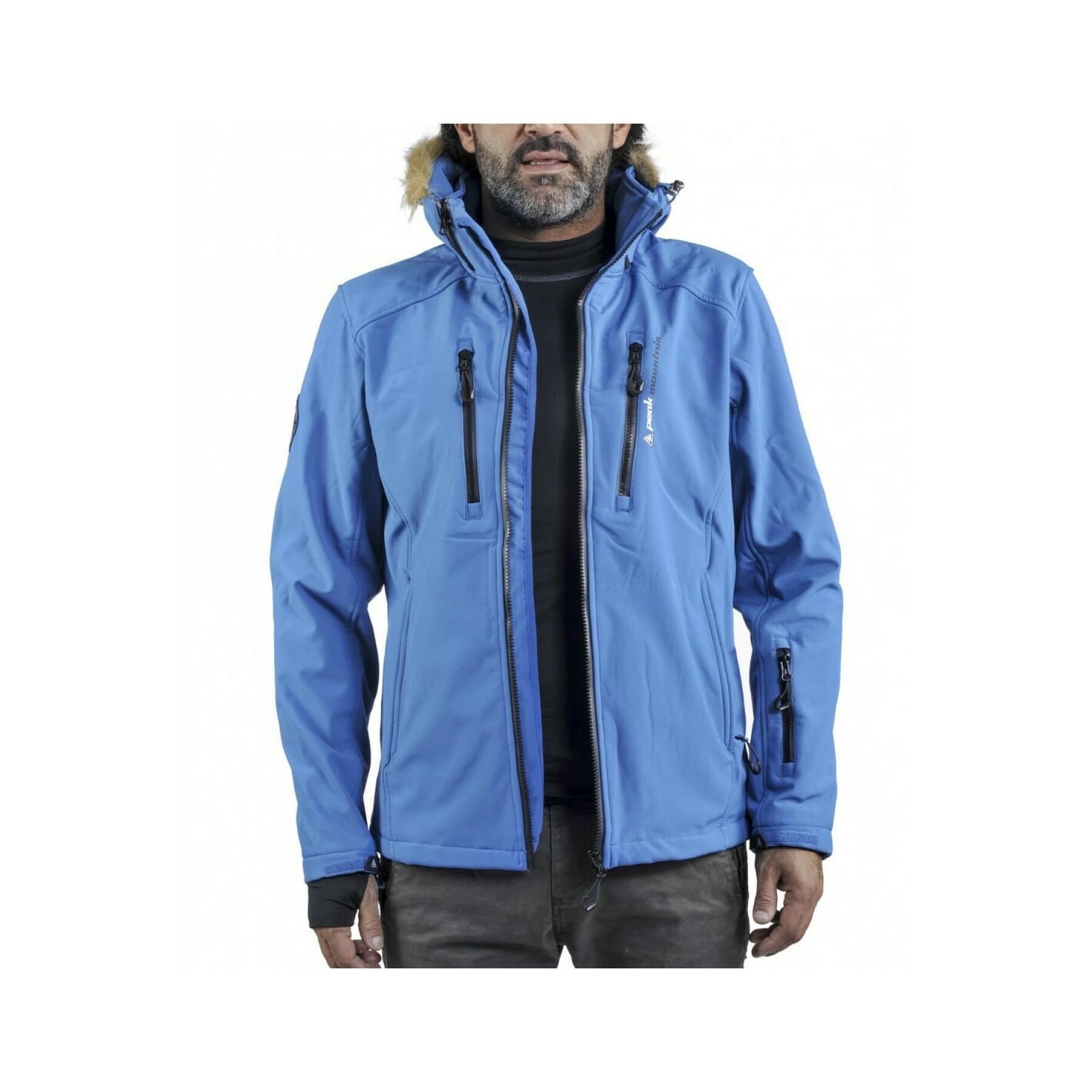 Softshell jacket with fake fur Peak Mountain Casada