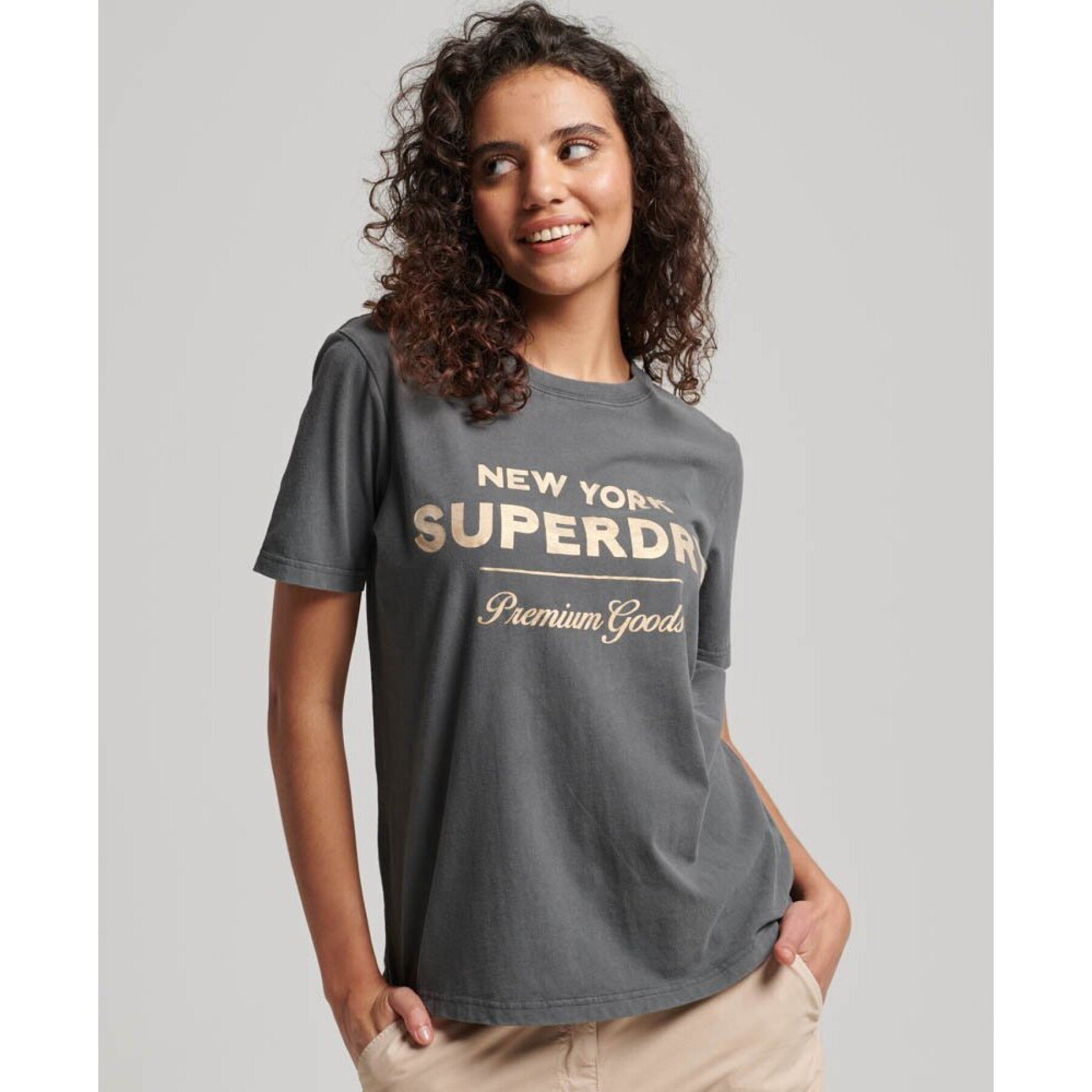 Women's T-shirt Superdry Luxe Metallic